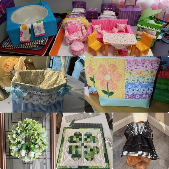 42Pcs 10cm*10cm Cotton Fabric DIY Making Supplies Quilting Patchwork Fabric Fat - Picture 7 of 7